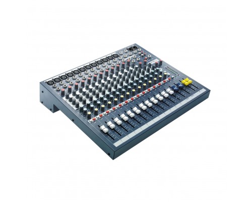 SOUNDCRAFT EPM12 - микшерный пульт, 12 mono + 2 stereo, 2 aux, 60мм фейдер