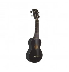 WIKI UK10S/BK - гитара укулеле сопрано, клен, цвет черный матовый, чехол в комплекте