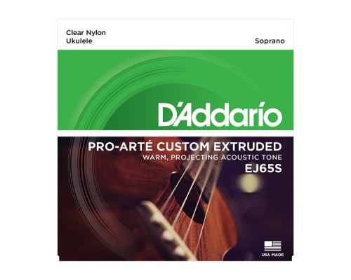 D'ADDARIO EJ65S - струны для укулеле, чистый нейлон