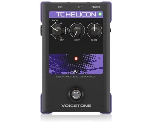 TC HELICON VOICETONE X1 - вокальная педаль эффекта искажения и фильтрации