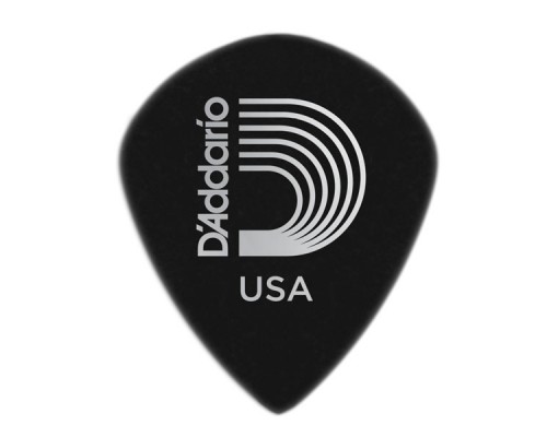 PLANET WAVES 3DBK6-100 - медиатор (1,10mm), (100шт), чёрный, Heavy, форма Jazz