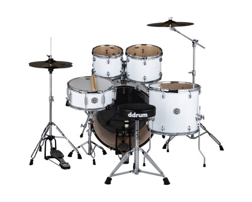 DDRUM D2 522 WHT - ударная установка , цвет White , 10'-12'-16'-22', 14х6.5'