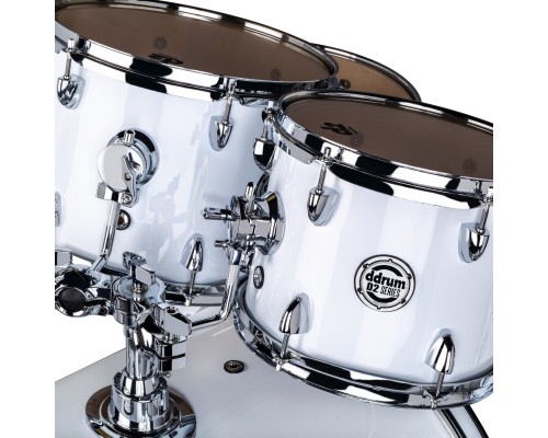 DDRUM D2 522 WHT - ударная установка , цвет White , 10'-12'-16'-22', 14х6.5'