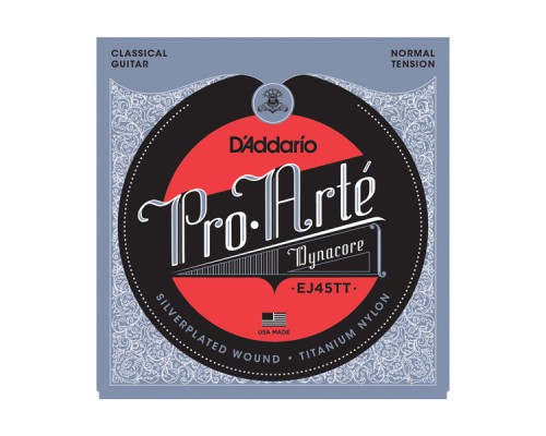 D'ADDARIO EJ45TT - струны для классической гитары,премиум класс, оплётка-титан