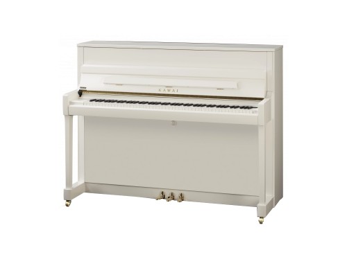 KAWAI K-200 WH/P - пианино, 114х149х57, 208 кг., цвет белый полированный, механизм Millennium III.