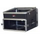GATOR GRC-10X4 - рэковый кейс,пластик,черный,10U верх, 4U низ, компактный, легкий доступ к кабелям