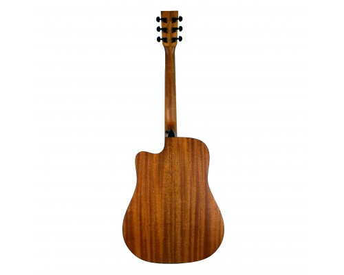 BEAUMONT DG142C - акустическая гитара, дредноут с вырезом, ель, цвет натуральный, матовый