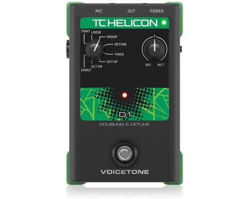 TC HELICON VOICETONE D1 - вокальная педаль эффекта дублирования голоса