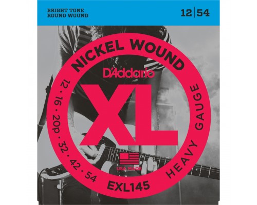 D'ADDARIO EXL145 - струны для электрогитары, никель, 012-054.