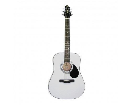 GREG BENNETT D1 PW - акустическая гитара, дредноут, нато, цвет белый металлик