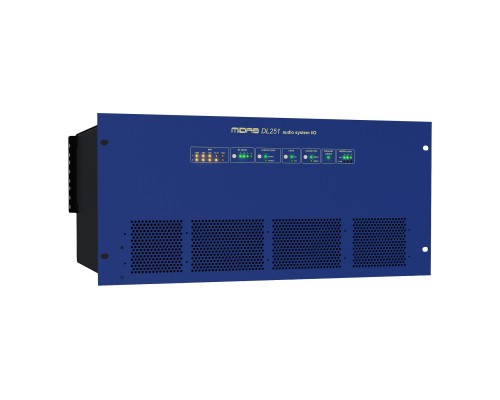 MIDAS DL251 - стейдж-бокс, 48 мик/лин входа, 16 лин выходов XLR, 48-96 кГц, 3 x AES50, 2БП, 5U