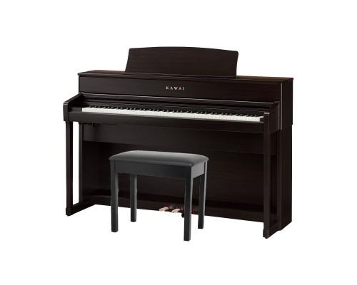 KAWAI CA701 R - цифровое пианино, 88 клавиш, банкетка, механика Grand Feel III, цвет палисандр матов
