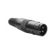 INVOTONE XLR3M300 - разъём XLR 3Р, кабельный, папа, корпус металл/ пластик