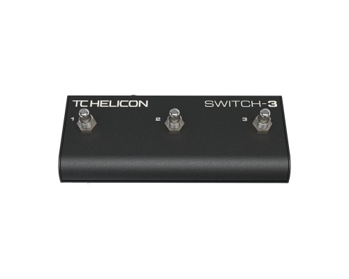 TC HELICON SWITCH-3 - Футсвитч с 3 переключателями для вокальных/гитарных процессоров TC HELICON