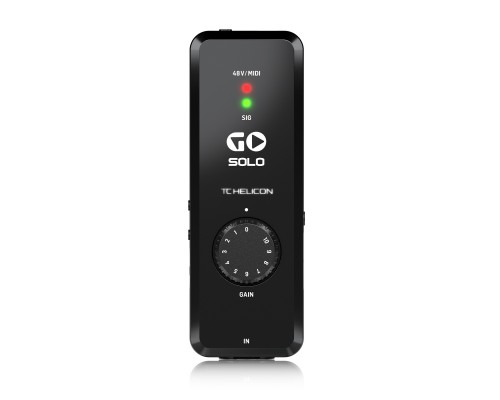 TC HELICON GO SOLO - интерфейс высокого разрешения для мобильных устройств, аудио/MIDI