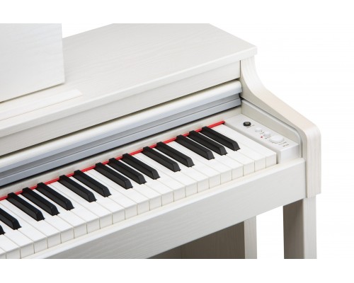 KURZWEIL M120 WH - цифр. пианино (2 места), банкетка, 88 молот. клавиш, полифония 256, цвет белый