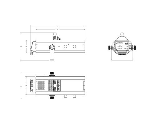 INVOLIGHT LEDFS75 - следящая LED пушка, белый светодиод 75 Вт (Luminus Devices), DMX-512