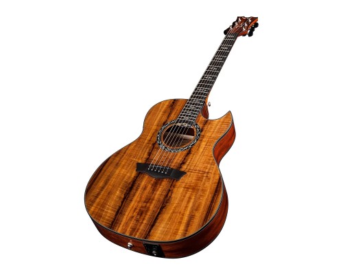 DEAN EX KOA - электроакустическая гитара, EQ, с вырезом, цвет натуральный