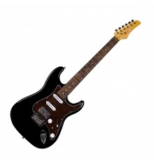 REDHILL STM300 BK - электрогитара, Stratocaster, S-S-H, ольха/клен+палисандр, цвет черный