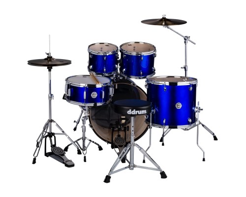 DDRUM D2 522 CB - ударная установка , цвет Cobalt Blue , 10'-12'-16'-22', 14х6.5'