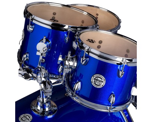 DDRUM D2 522 CB - ударная установка , цвет Cobalt Blue , 10'-12'-16'-22', 14х6.5'